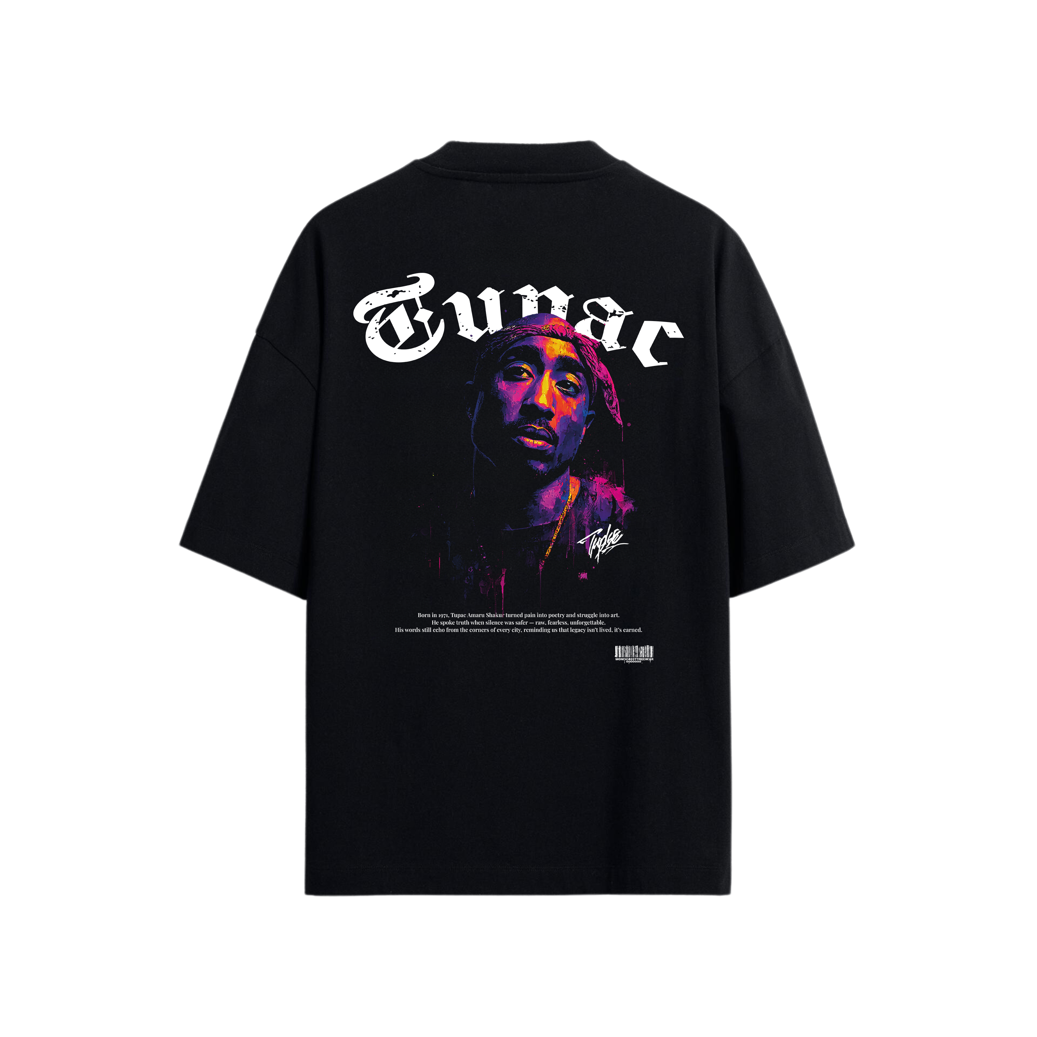 Camiseta Oversize Tupac